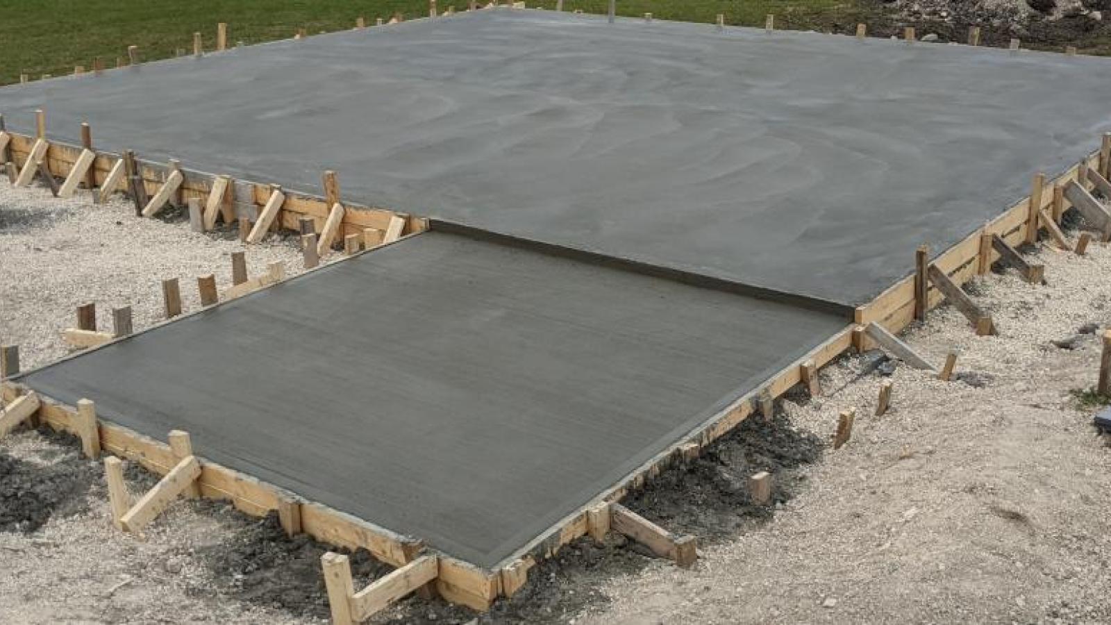 Concrete contractor for forming and finishing pads